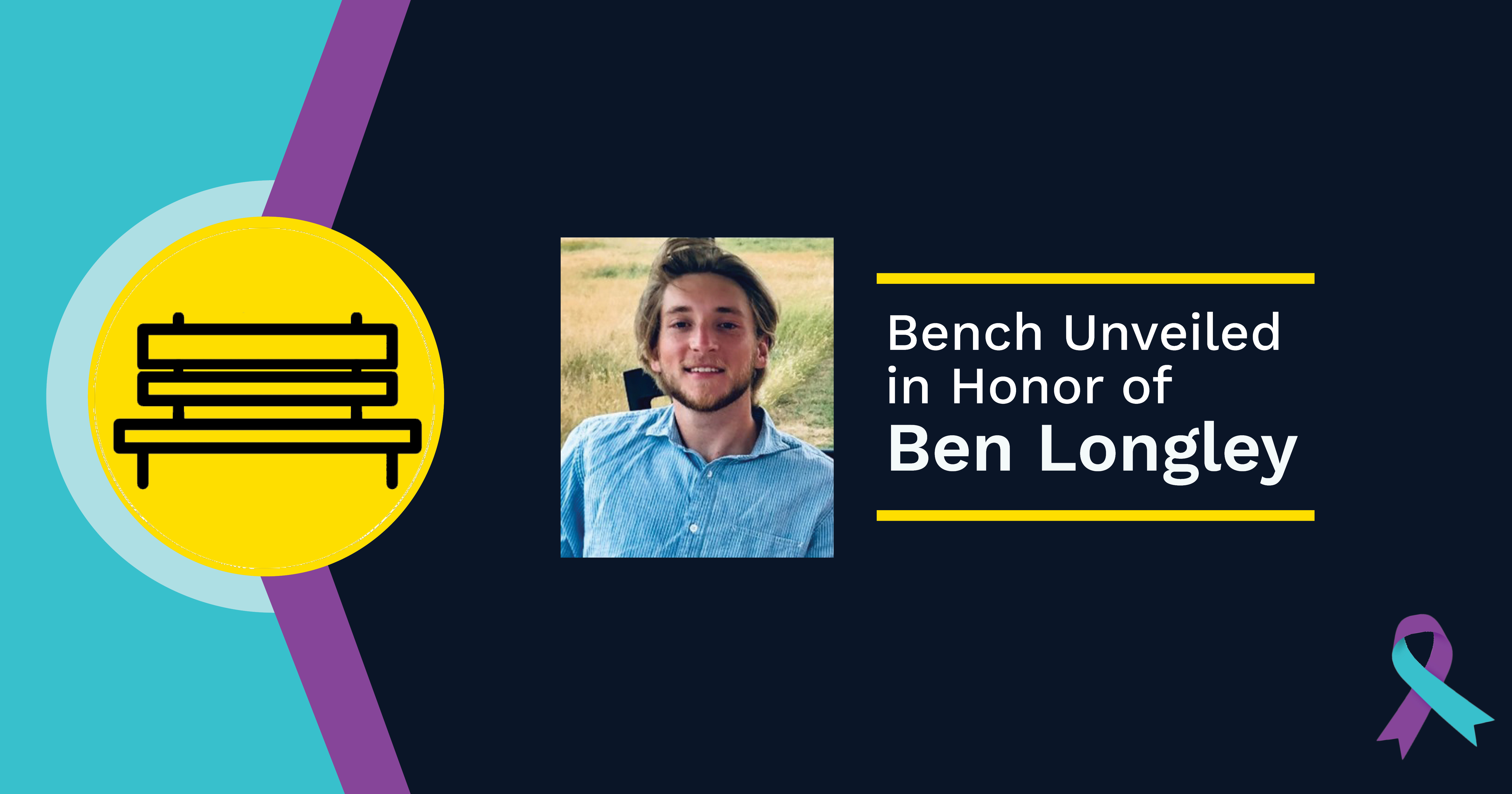 Yellow Bench Unveiled in Honor of Ben Longley on University of Nebraska-Lincoln Campus