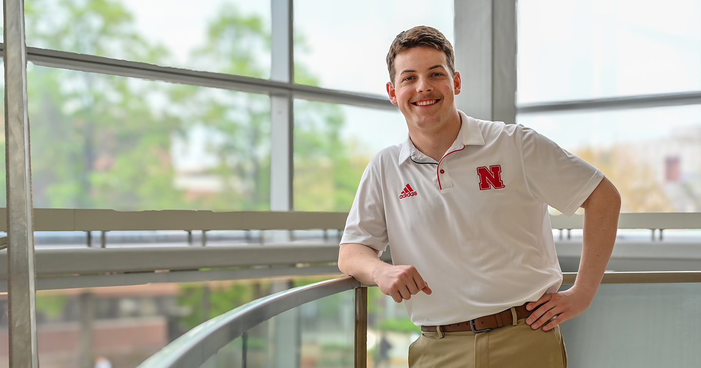 Pogson Turns Passion for Sports Into Career Readiness at Nebraska