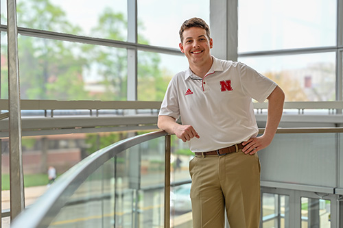 Pogson Turns Passion for Sports Into Career Readiness at Nebraska
