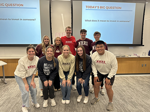 Carter Goff served as a teaching assistant with the Nebraska Human Resources Institute