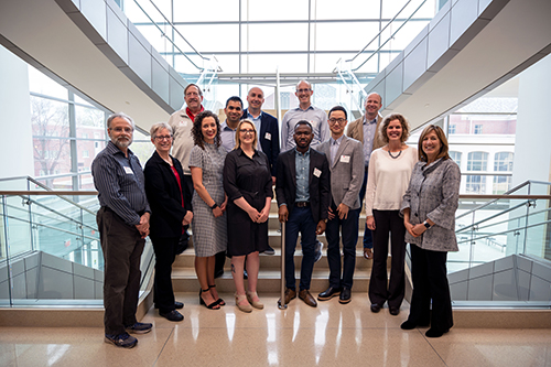 Dean Kathy Farrell presented College of Business awards to 10 faculty, staff and Ph.D. students for their achievements during the 2021-22 academic year.