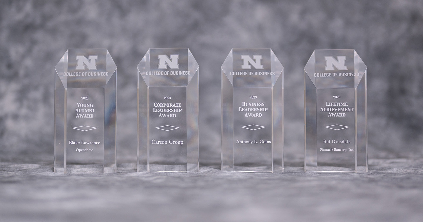 Distinguished Alumni and Friends Receive Nebraska Business Awards