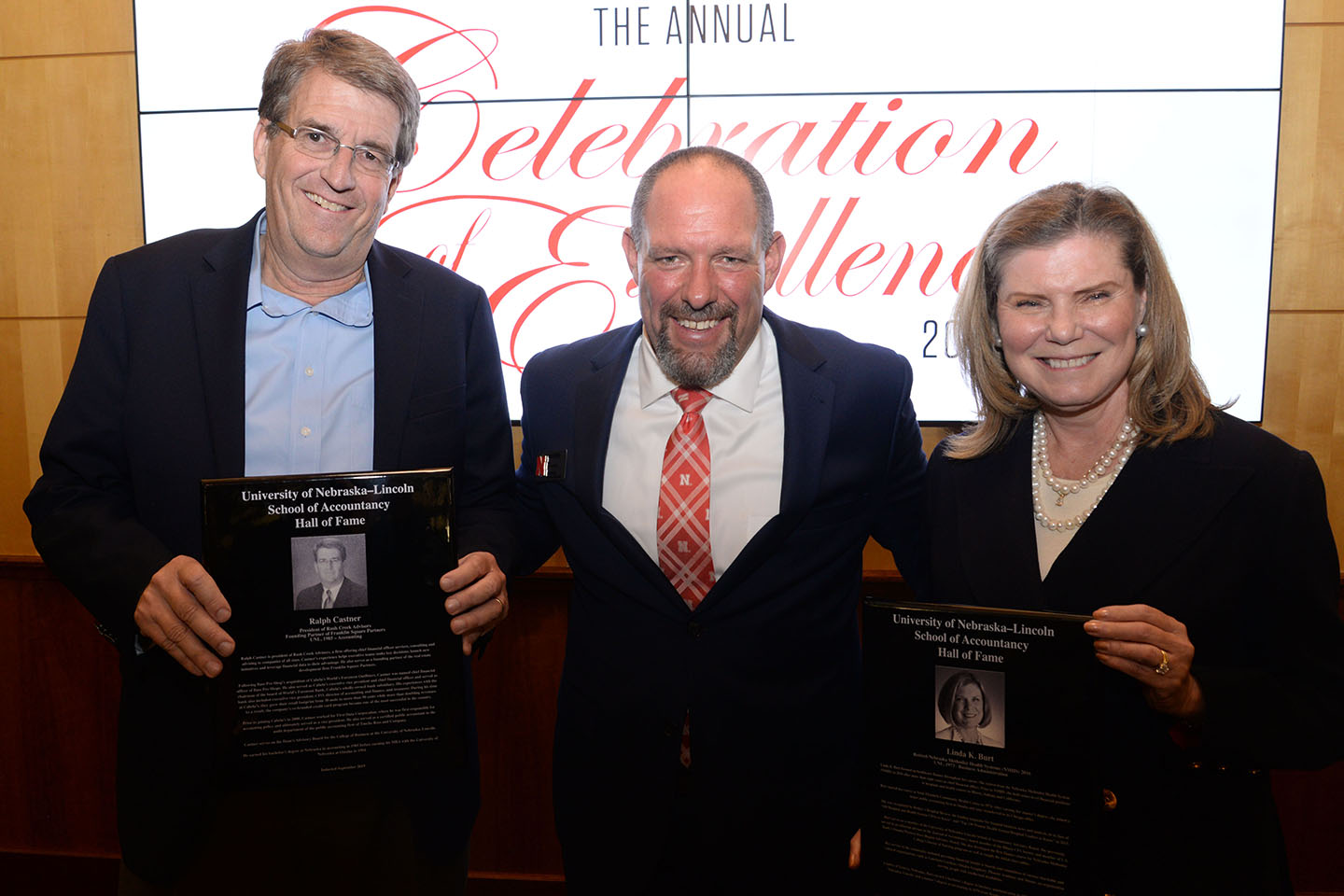 Burt and Castner Inducted into School of Accountancy Hall of Fame