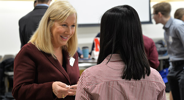 Business Students Strengthen Networking Skills