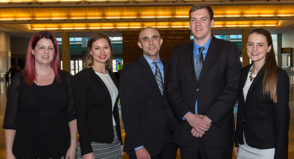 Graduate Students Compete in National Sports Forum Case Cup