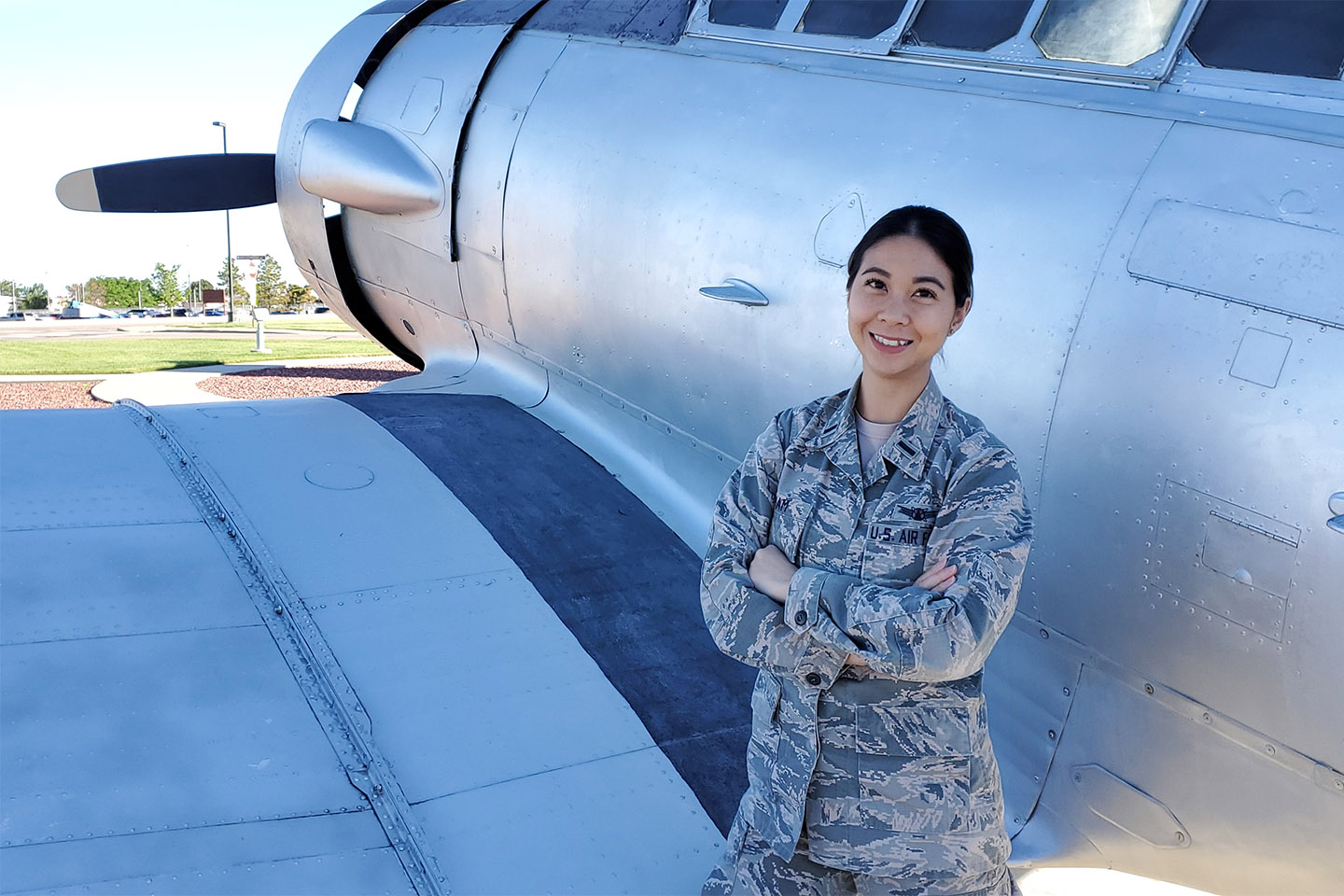 air force while in college