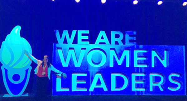 Van Duyn Attends Women Leaders in College Sports Convention