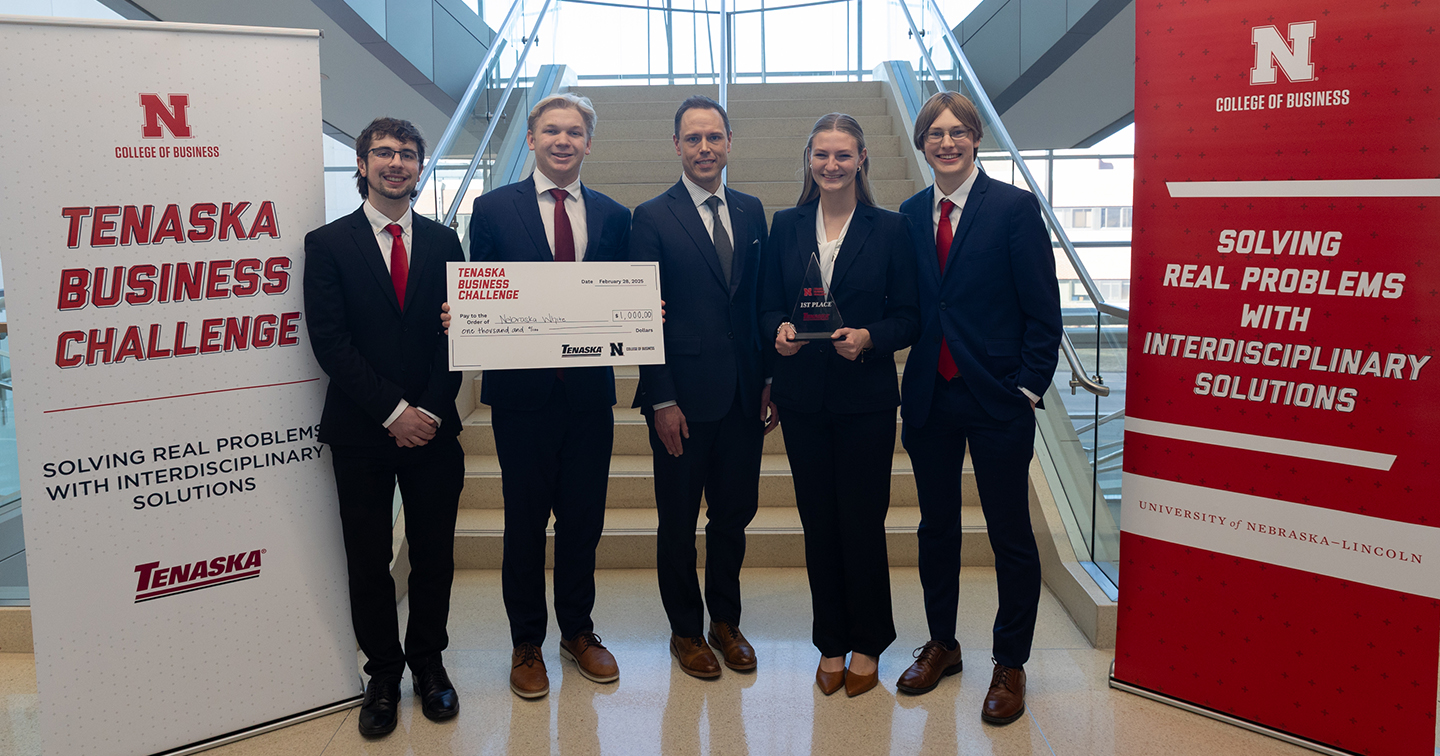 Nebraska Wins Third Annual Tenaska Business Challenge